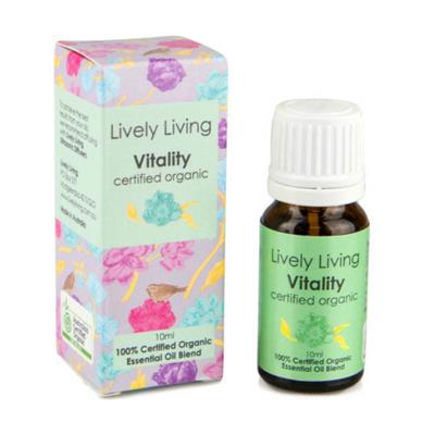Lively Living 100% Certified Organic Essential Oil Vitality Blend