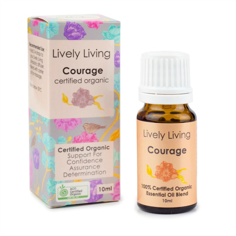 Lively Living 100% Certified Organic Essential Oil Courage