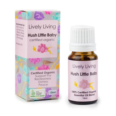 Lively Living 100% Certified Organic Essential Oil Hush Little Baby