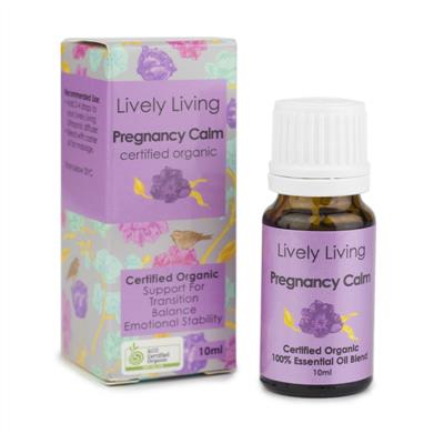 Lively Living 100% Certified Organic Essential Oil Pregnancy Calm