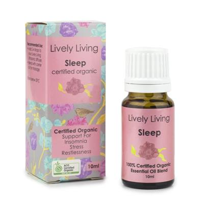 Lively Living 100% Certified Organic Essential Oil Sleep