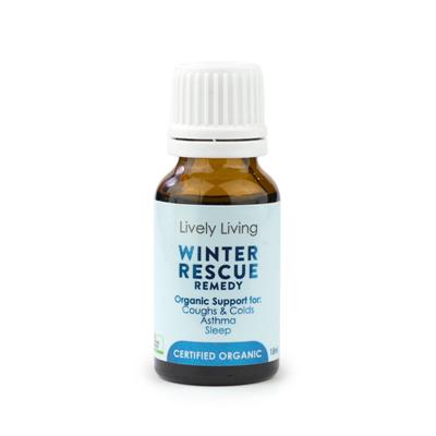 Lively Living 100% Certified Organic Essential Oil Winter Rescue Remedy