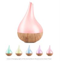 Lively Living Aroma Bloom Wood Look Ultrasonic Vaporiser