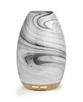 Lively Living Aroma Swirl Glass Ultrasonic Vaporiser - Black