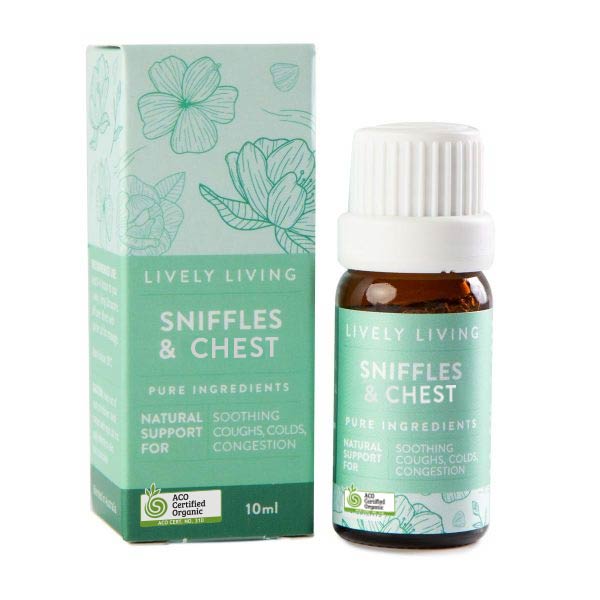 Lively Living Pure Essential Oil Sniffles and Chest