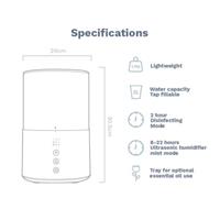 Lively Living Safe Air Purifier Specs