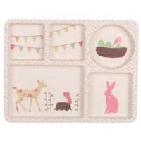 Love Mae - 5 piece Bamboo Dinner Set  - WOODLAND TEA PARTY