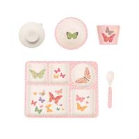 Love Mae Divided Plate Set Butterflies