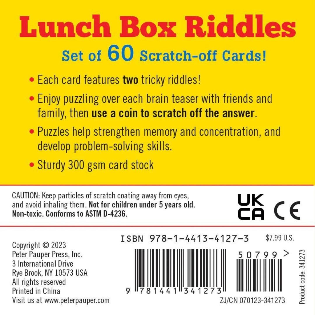 Deck　Riddles　Lunch　Box　Scratch-Off