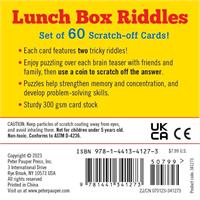 Lunch Box Riddles Scratch-Off Deck