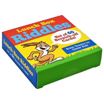 Lunch Box Riddles Scratch-Off Deck