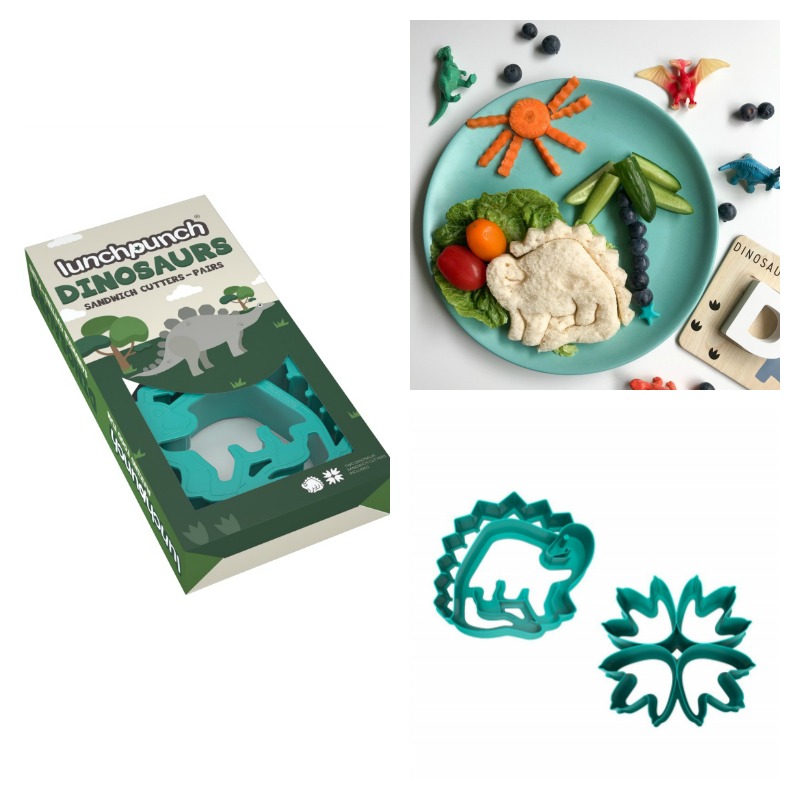 Lunch Punch Dinosaur Sandwich Cutters 2pk