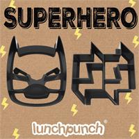 Lunch Punch Superhero Sandwich Cutters 2pk