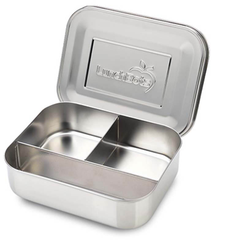 LunchBots Classic Trio All Stainless Steel Lunch Box Container