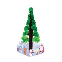 Magic Christmas tree growing green second stage