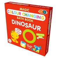 MAGIC COLOUR CHANGING BATH BOOK - DINOSAUR