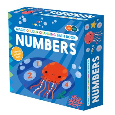 Colour Changing Bath Book - Numbers
