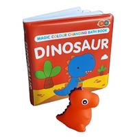 MAGIC COLOUR CHANGING BATH BOOK & TOY - DINOSAUR