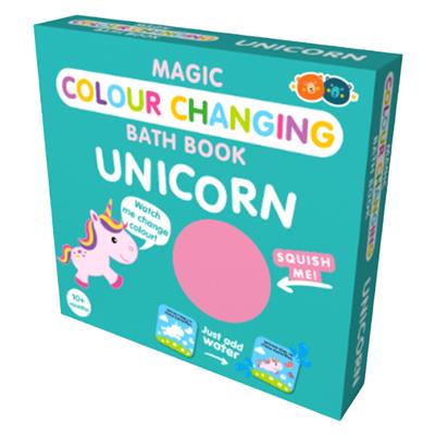 Colour Changing Bath Book - Unicorn