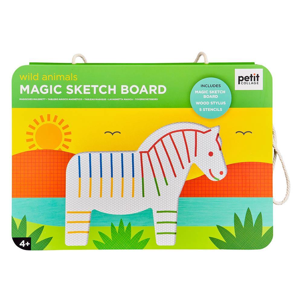 Magic Sketch and Stencil Wild Animal