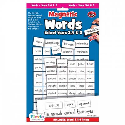 Magnetic Words and Board Grades 3,4 and 5