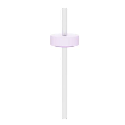 Mama Bottle Lounge Straw & Cap Lilac