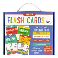 Math Flash Cards Set of 4
