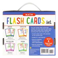 Math Flash Cards Set of 4