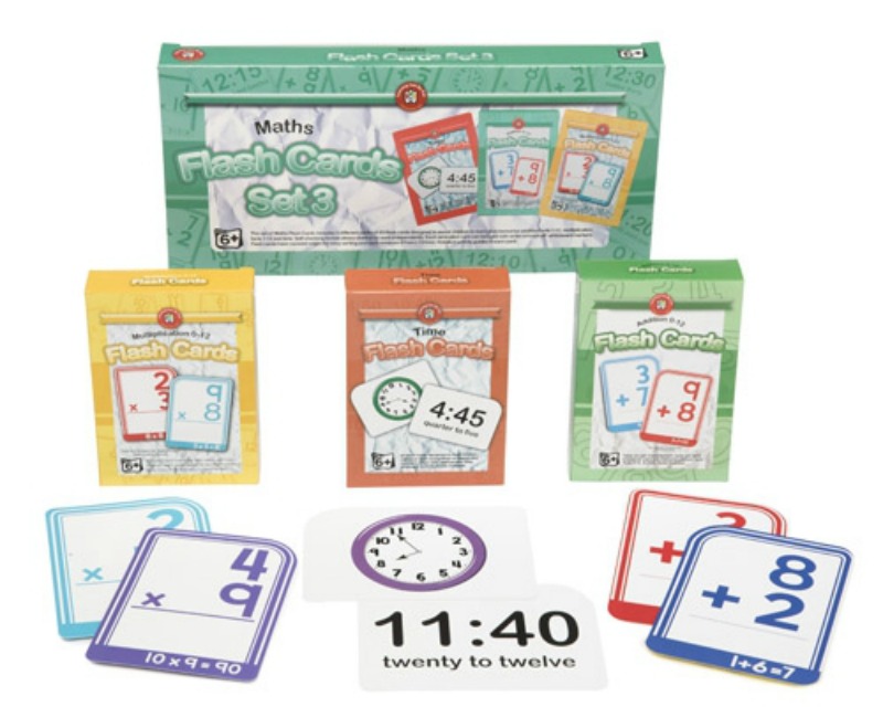 Maths Flash Cards Set of 3