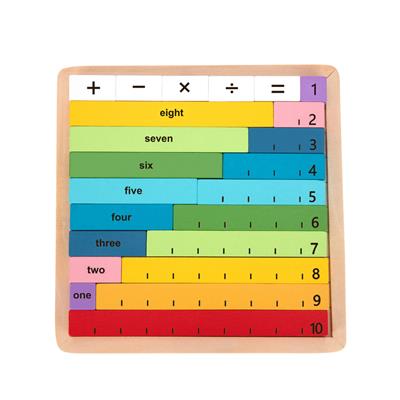 Maths Learning Rods Counting Game Board
