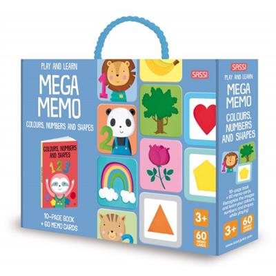 Mega Memory and Book Set-Colours, Numbers and Shapes