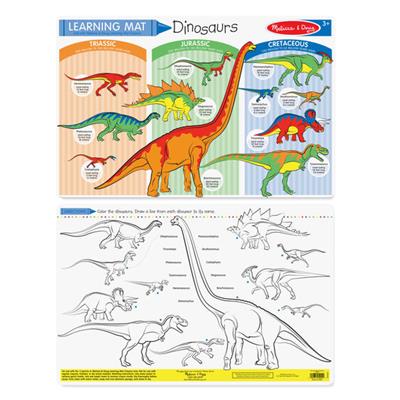 Melissa & Doug Dinosaurs Colour-A-Mat