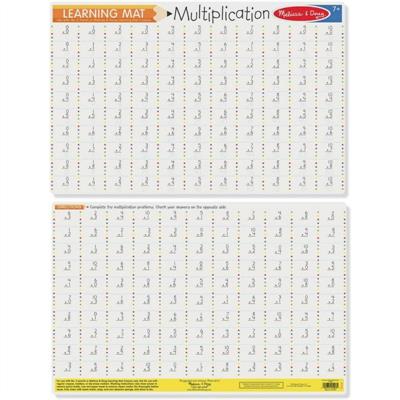 Melissa & Doug Double-Sided Multiplication Write-A-Mat