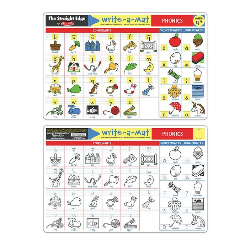 melissa and doug write a mat