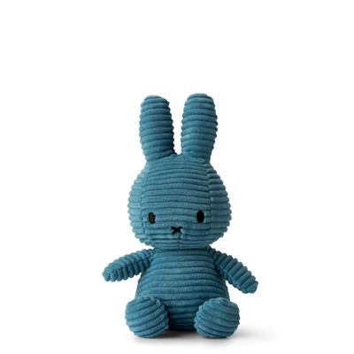 Miffy Sitting Corduroy Aviator Blue (23cm)