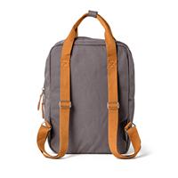 Mini Backpack Charcoal/Rust Back