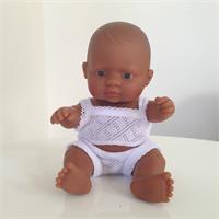 Miniland Hispanic Baby Boy Doll 21cm
