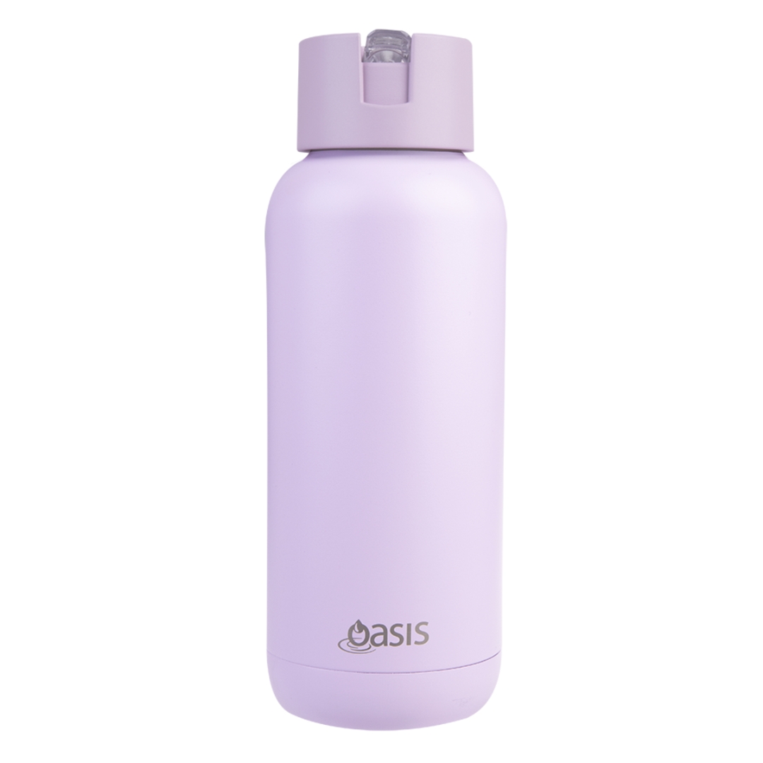 Moda Ceramic Lined Stainless Steel Triple Wall Insulated Drink Bottle 1L Orchid