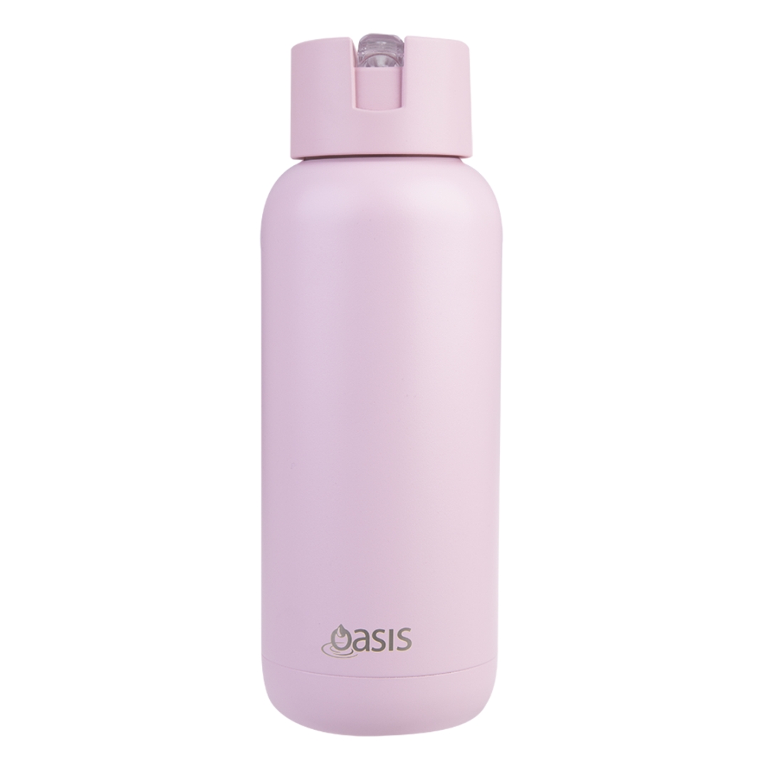 Oasis 500ml Insulated Water Bottle with Straw Soft Pink  Water bottle with  straw, Insulated water bottle, Water bottle