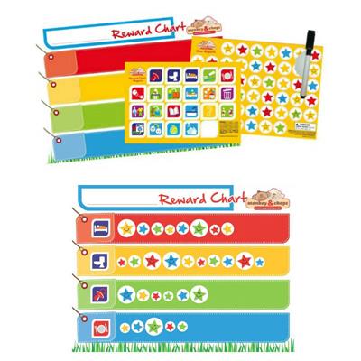 Monkey & Chops Fully Magnetised Reward Chart