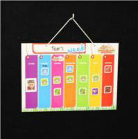 monkey & chops Hanging Magnetic Board Weekly Activity Planner