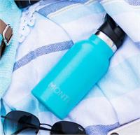 MontiiCo Mini Driink Bottle - Aqua Glitter