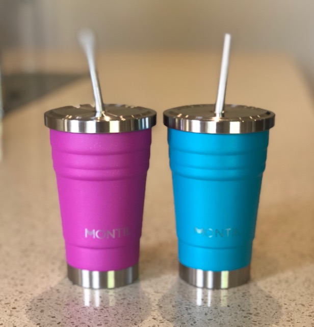 MontiiCo Insulated Glitter Mini Smoothie Cup - 275ml