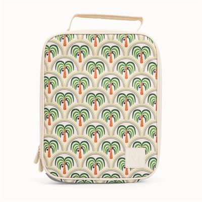 MontiiCo Insulated Large Lunch Bag and Ice Pack: Coconut Palms