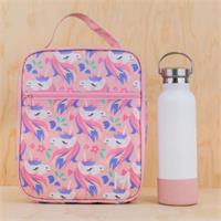 MontiiCo Insulated Large Lunch Bag and Ice Pack Enchanted