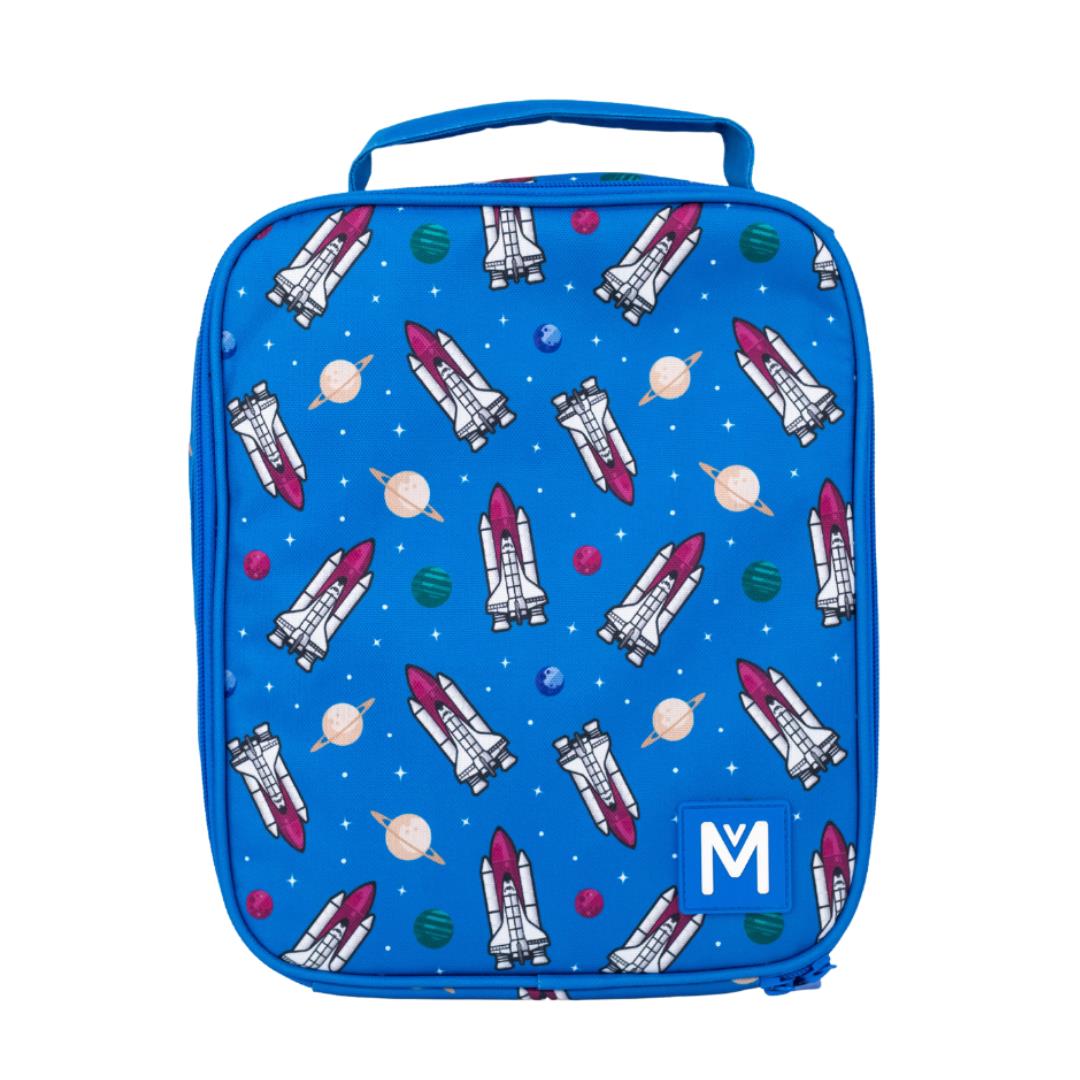 MontiiCo Insulated Large Lunch Bag and Ice Pack Galactic| Kids Lunch Bag