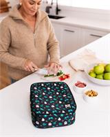 MontiiCo Insulated Large Lunch Bag and Ice Pack Game On