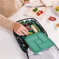 MontiiCo Insulated Large Lunch Bag and Ice Pack Game On