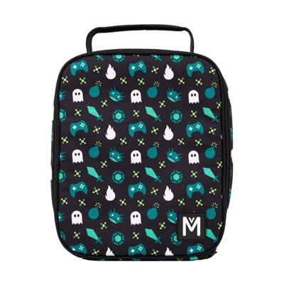 MontiiCo Insulated Large Lunch Bag and Ice Pack Game On