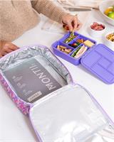 MontiiCo Insulated Large Lunch Bag and Ice Pack Rainbow Roller